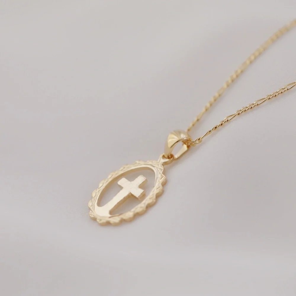 Cross Necklace | 18k Gold Filled - Picture 4 of 6